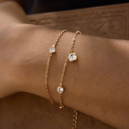 Cara Layered Diamond Bracelets