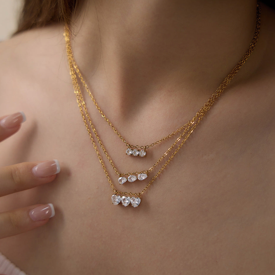 Lyra Diamond Pendant Necklace