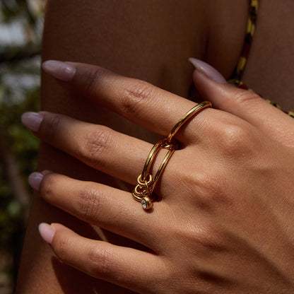 Sandrine Stackable Diamond Rings