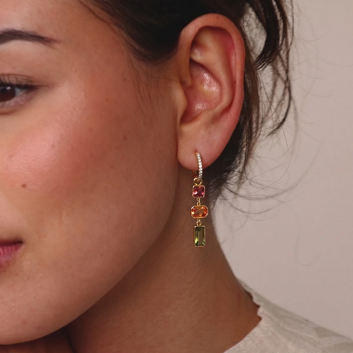 Bijou Diamond Dangle Earrings