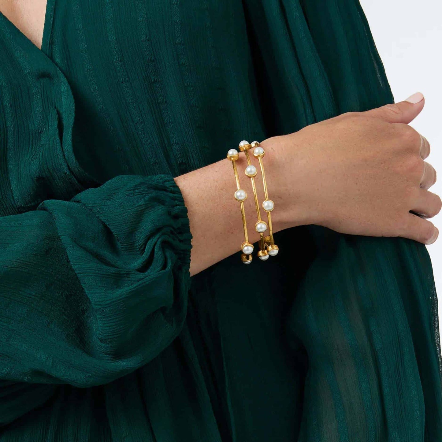 Minimalist 18K Pearl Bracelet