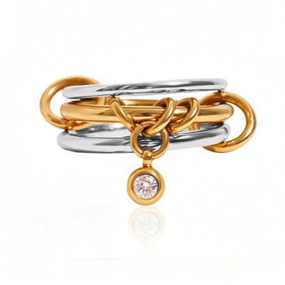 Sandrine Stackable Diamond Rings