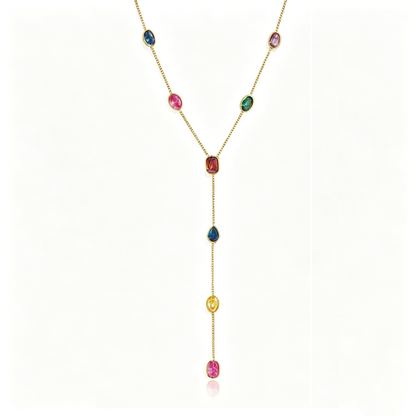 Havana Gemstone Necklace | Vinajewelry