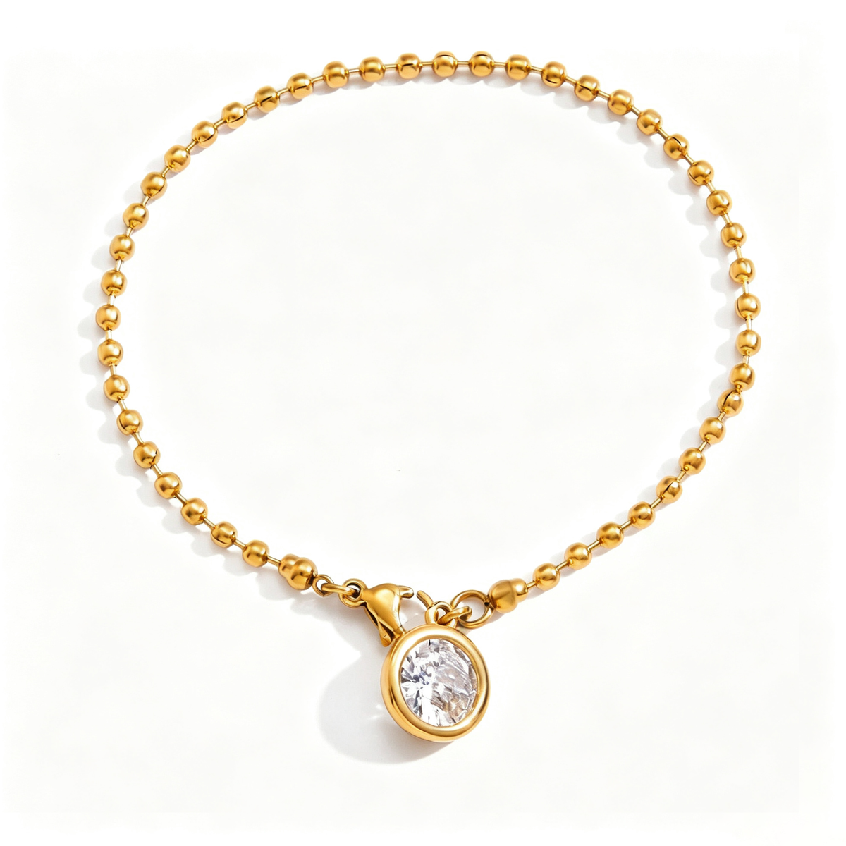 Brillante Diamond Pendant Chain Bracelet | Vinajewelry