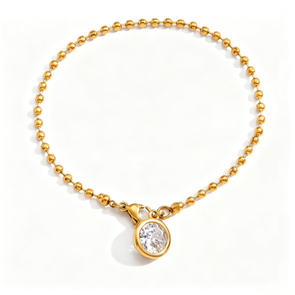 Brillante Diamond Pendant Chain Bracelet | Vinajewelry