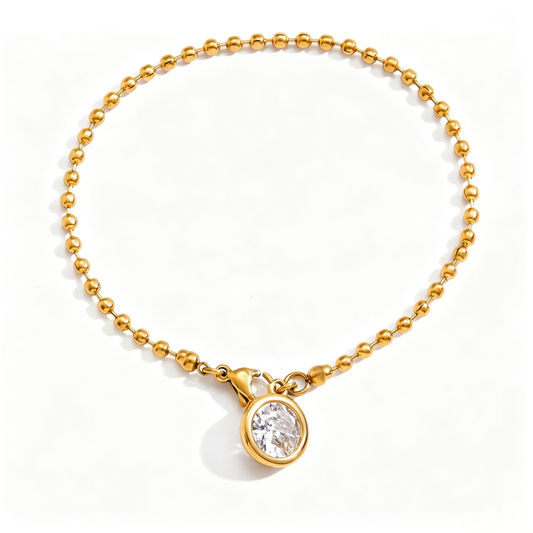 Brillante Diamond Pendant Chain Bracelet | Vinajewelry