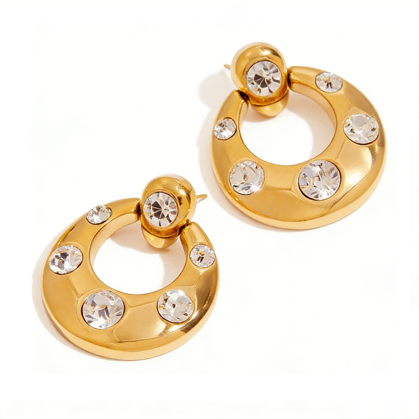Estella Diamond Dangle Earrings