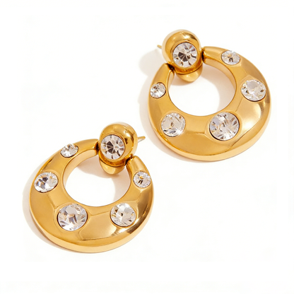 Estella Diamond Dangle Earrings