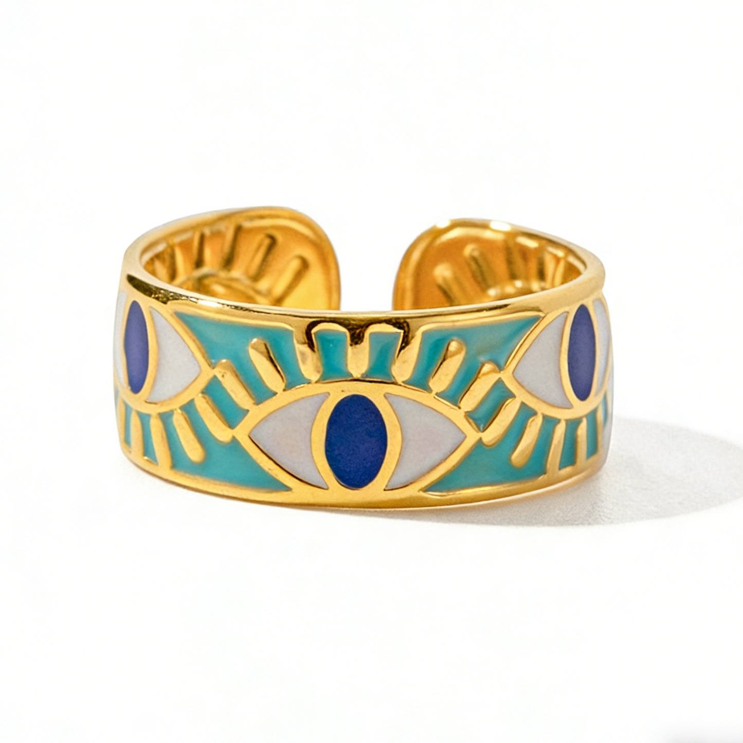 Evil Eye Open Ring