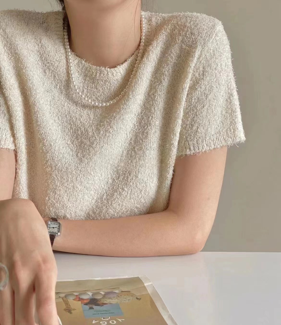 Elegant 4mm Pearl Necklace