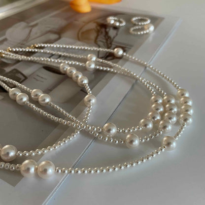 Vintage Irregular Pearl Necklace