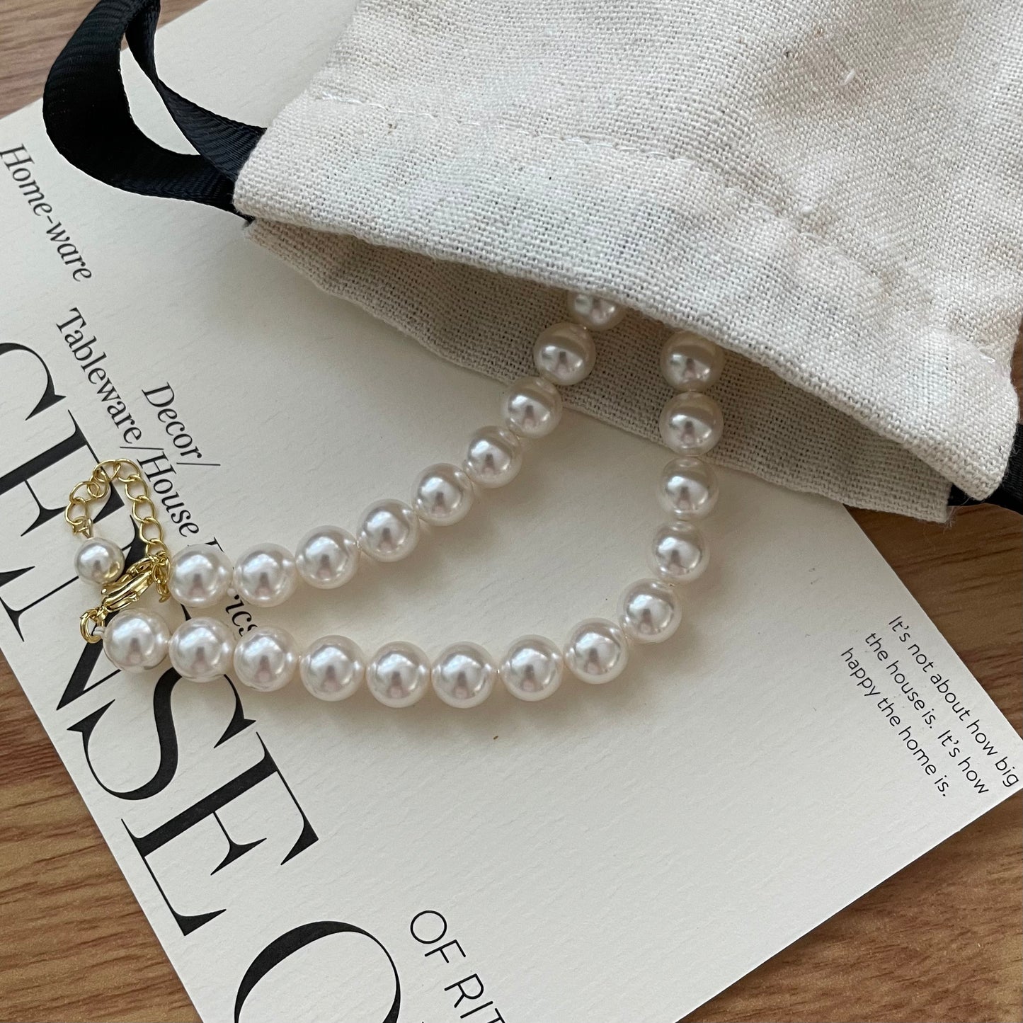 Elegant 8mm Pearl Necklace
