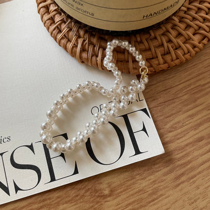 Elegant Hepburn-Style Pearl Beaded Bracelet