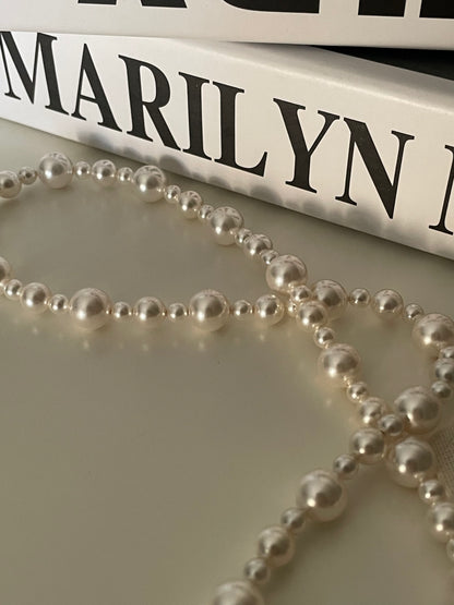 Elegant Beaded Pearl Necklace