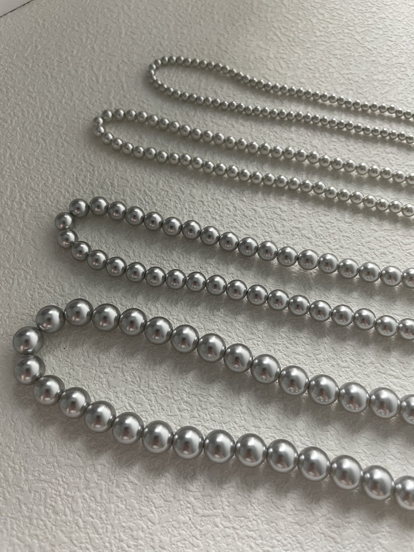 Elegant Grey Pearl Necklace