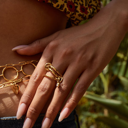 Sandrine Stackable Diamond Rings