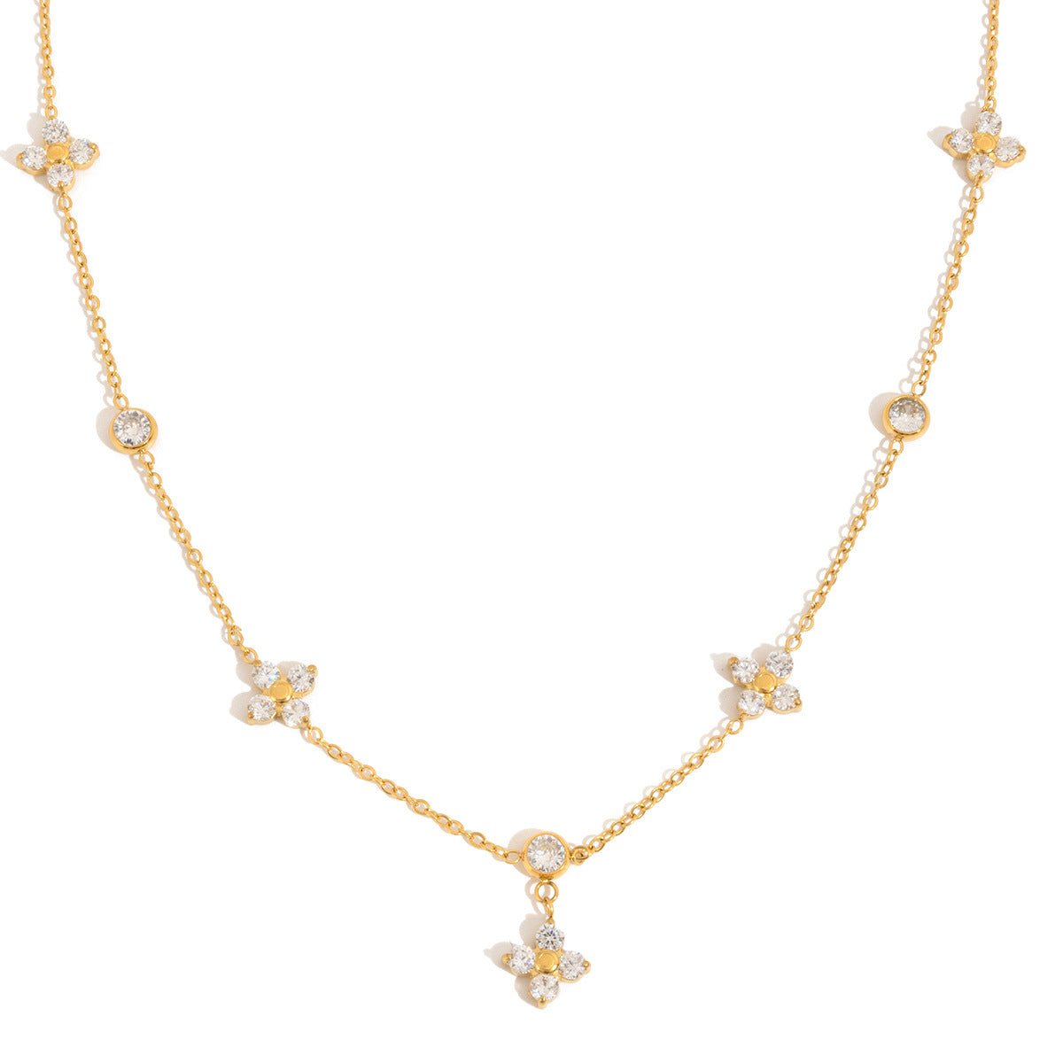 Four-Leaf Clover Pendant Necklace | Vinajewelry