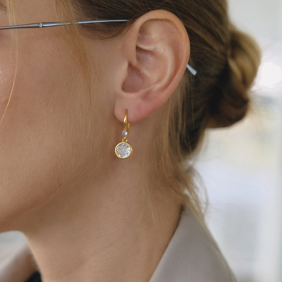 Diamanta Diamond Hoop earrings