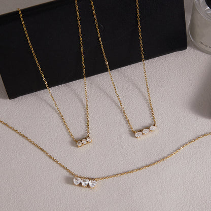 Lyra Diamond Pendant Necklace