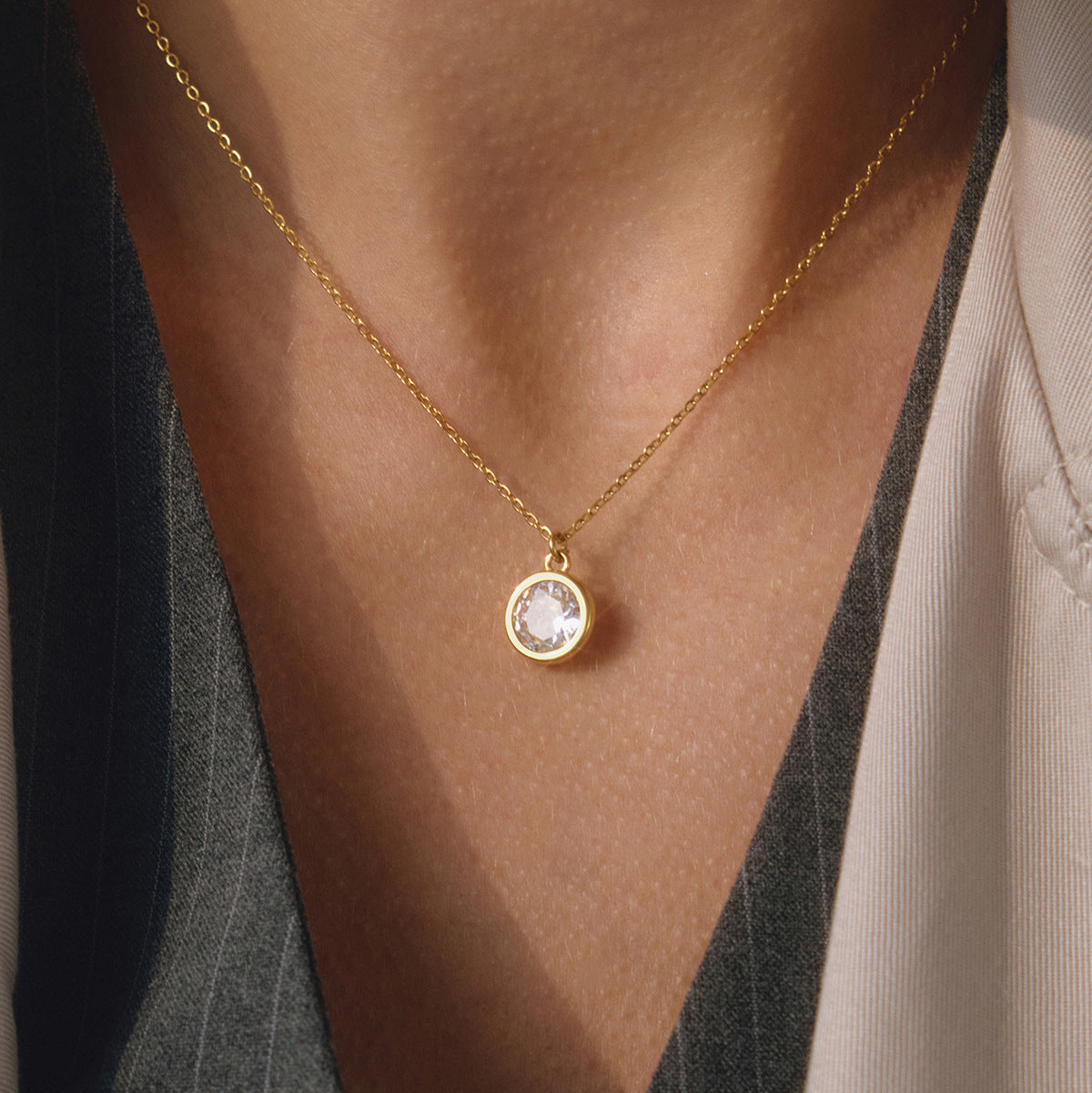 Anya Diamond Pendant Necklace