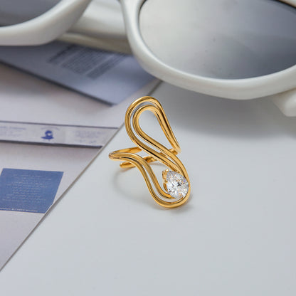 Vega Open Diamond Ring