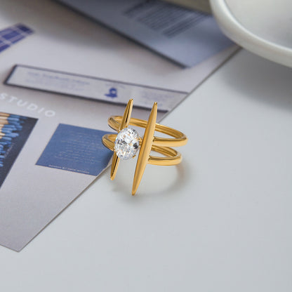 Zuri Open Diamond Ring