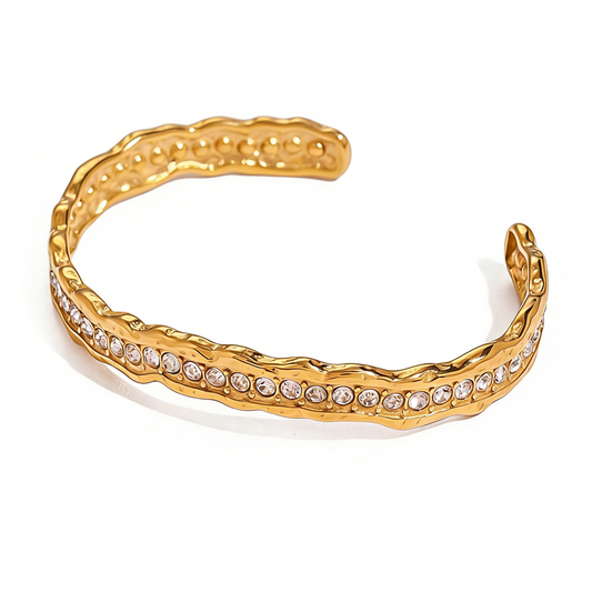 Aurelia Wavy Diamond Bracelet