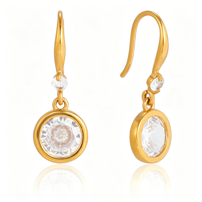 Diamanta Diamond Hoop Earrings | Vinajewelry