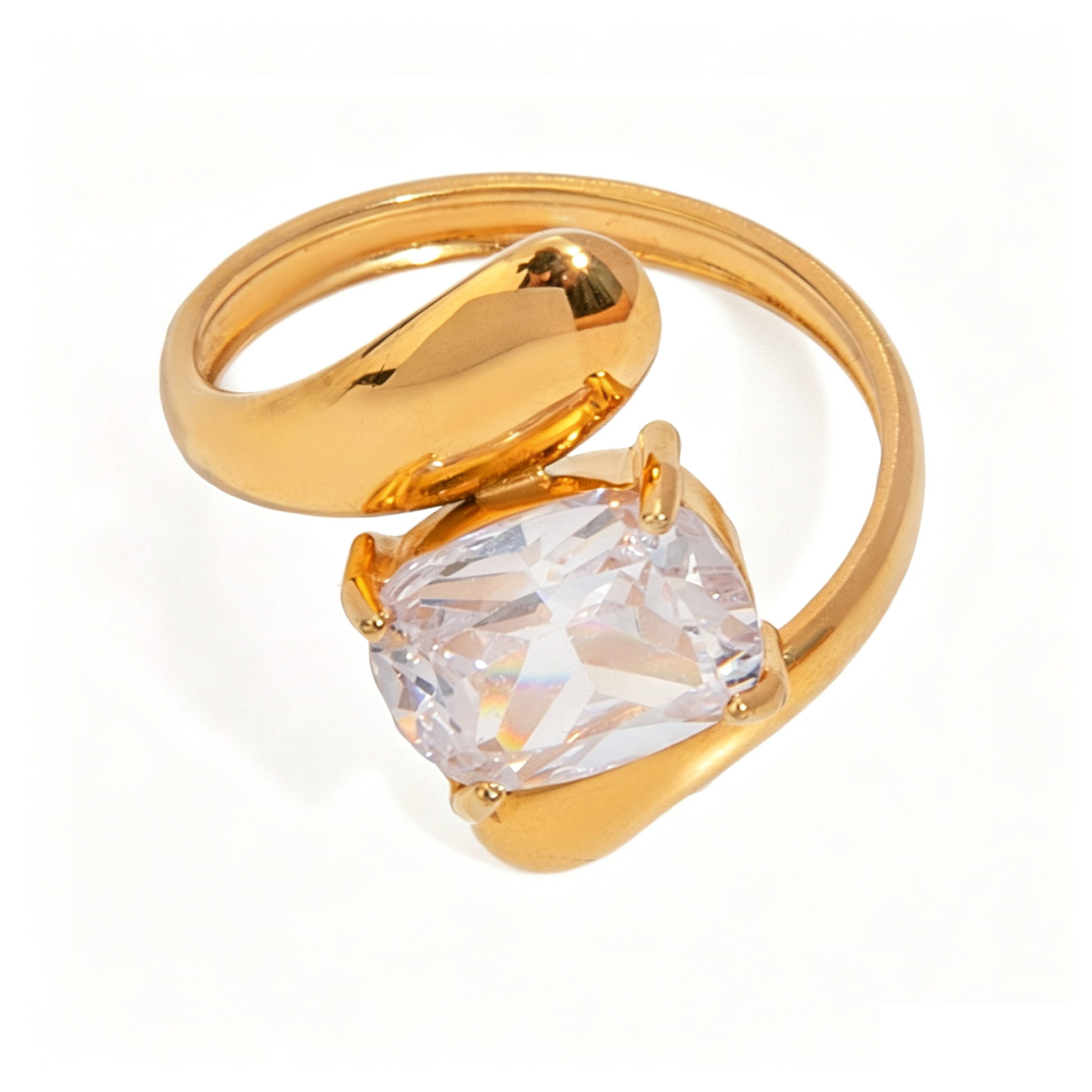 Celeste Diamond Ring | Adjustable 18K Gold | Vinajewelry