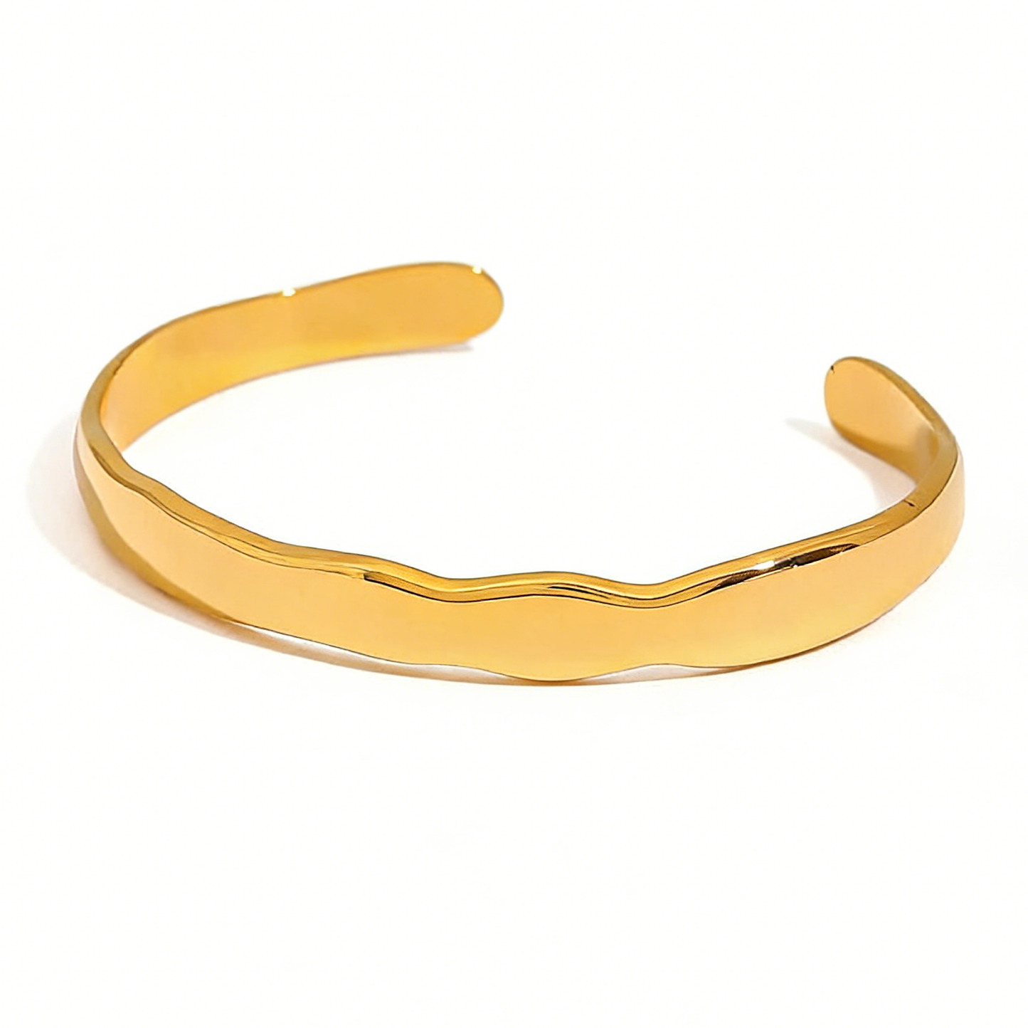 Solène Wavy Open Adjustable Bracelet