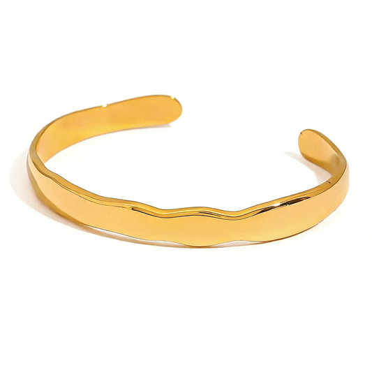 Solène Wavy Open Adjustable Bracelet
