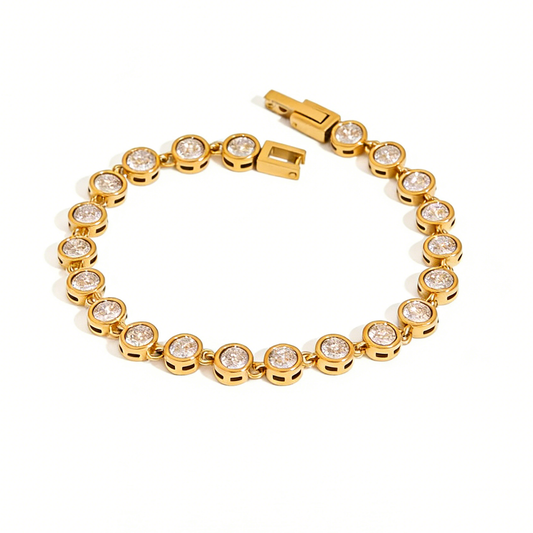 Antoinette Diamond Tennis Chain Bracelet