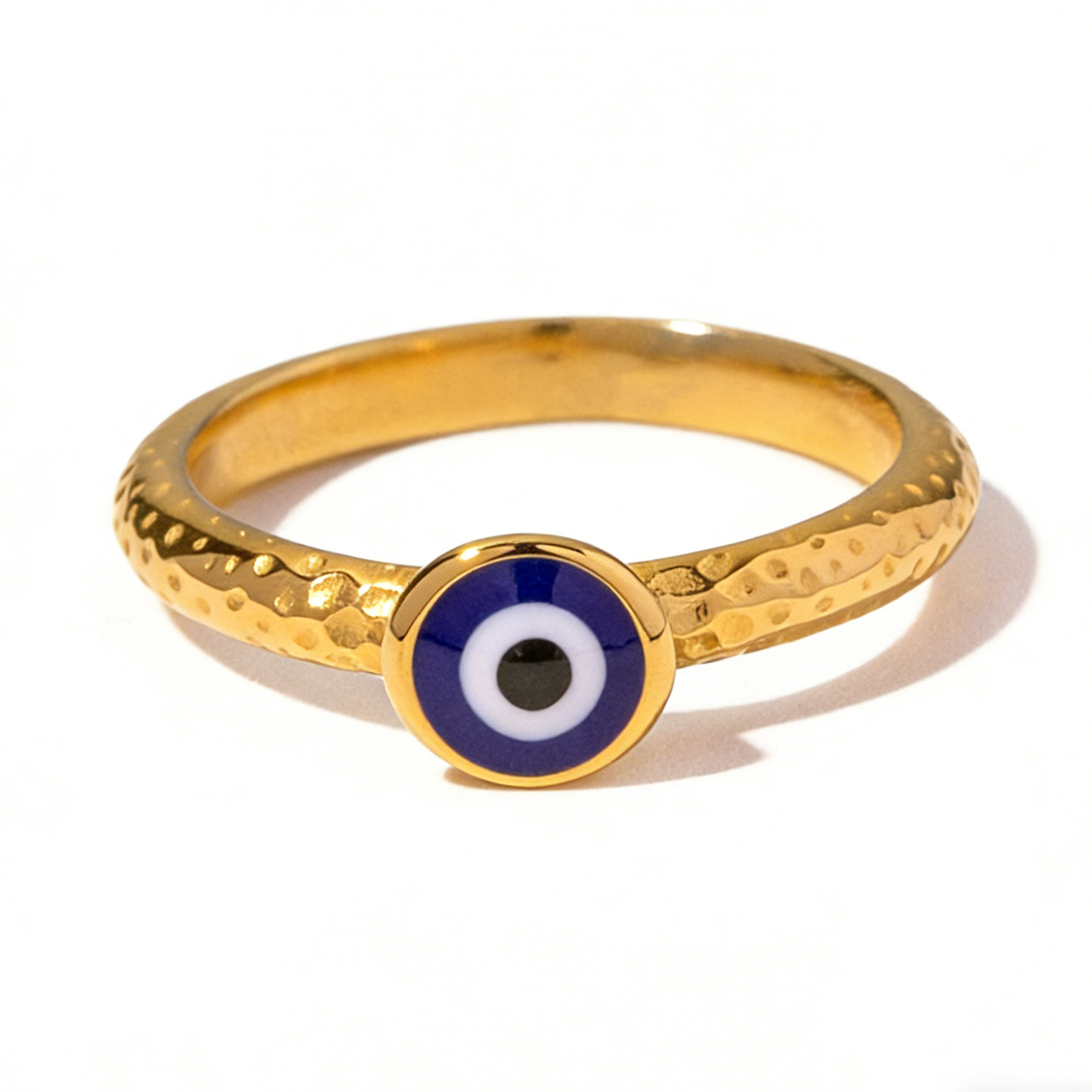 Minimalist Evil Eye Ring