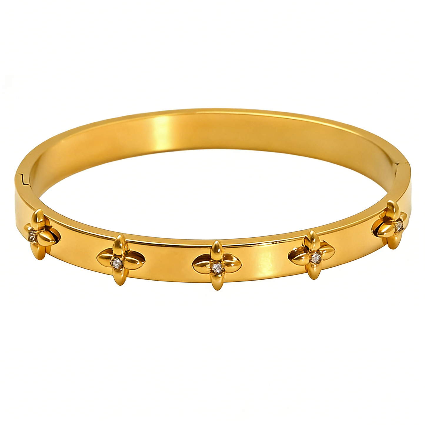 Ines Four-Leaf Clover Diamond Bracelet