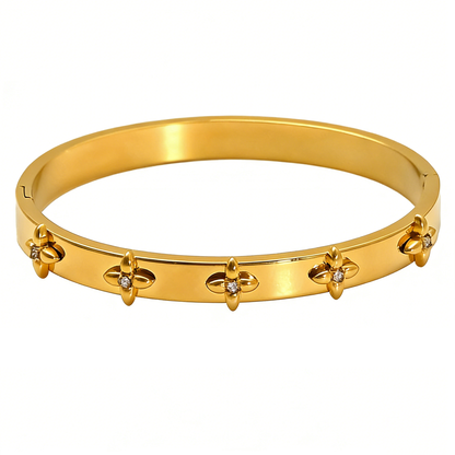 Ines Four-Leaf Clover Diamond Bracelet