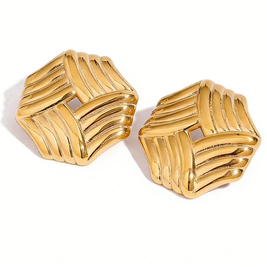 Muse Geometric Statement Earrings