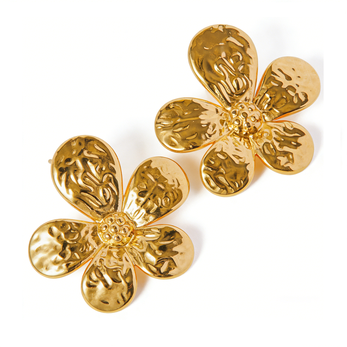 Bloom Flower Statement Earrings