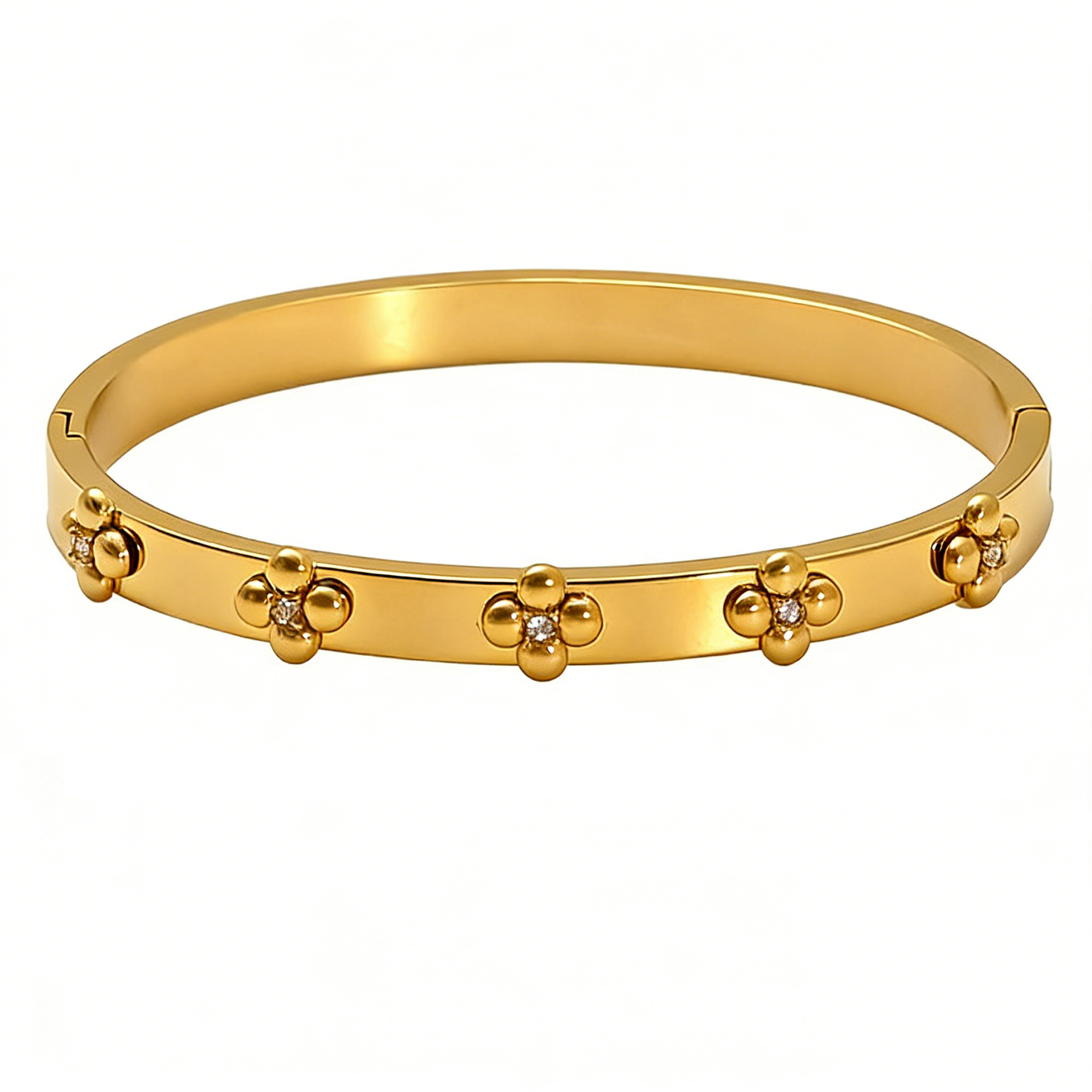 Camille Four-Leaf Clover Diamond Bracelet