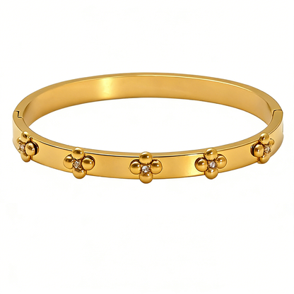 Camille Four-Leaf Clover Diamond Bracelet