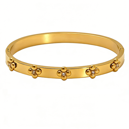 Camille Four-Leaf Clover Diamond Bracelet