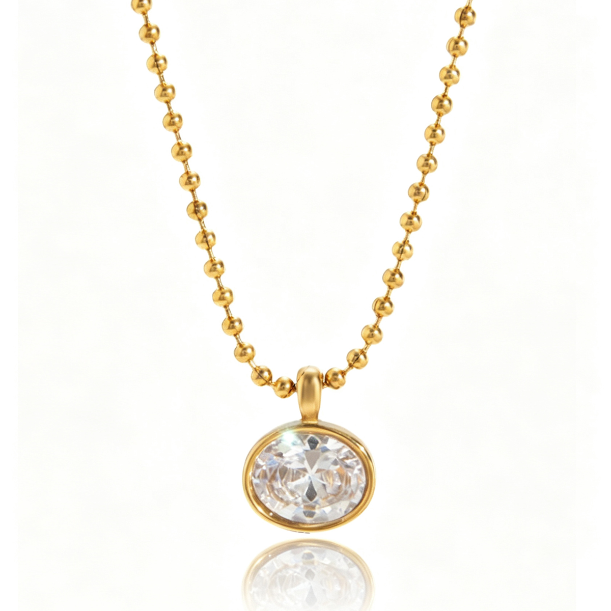 Promise Minimalist Diamond Pendant Necklace | Vinajewelry