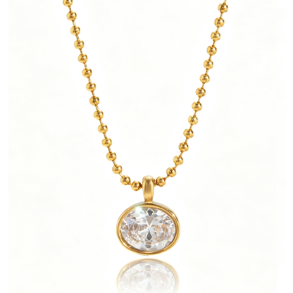 Promise Minimalist Diamond Pendant Necklace | Vinajewelry