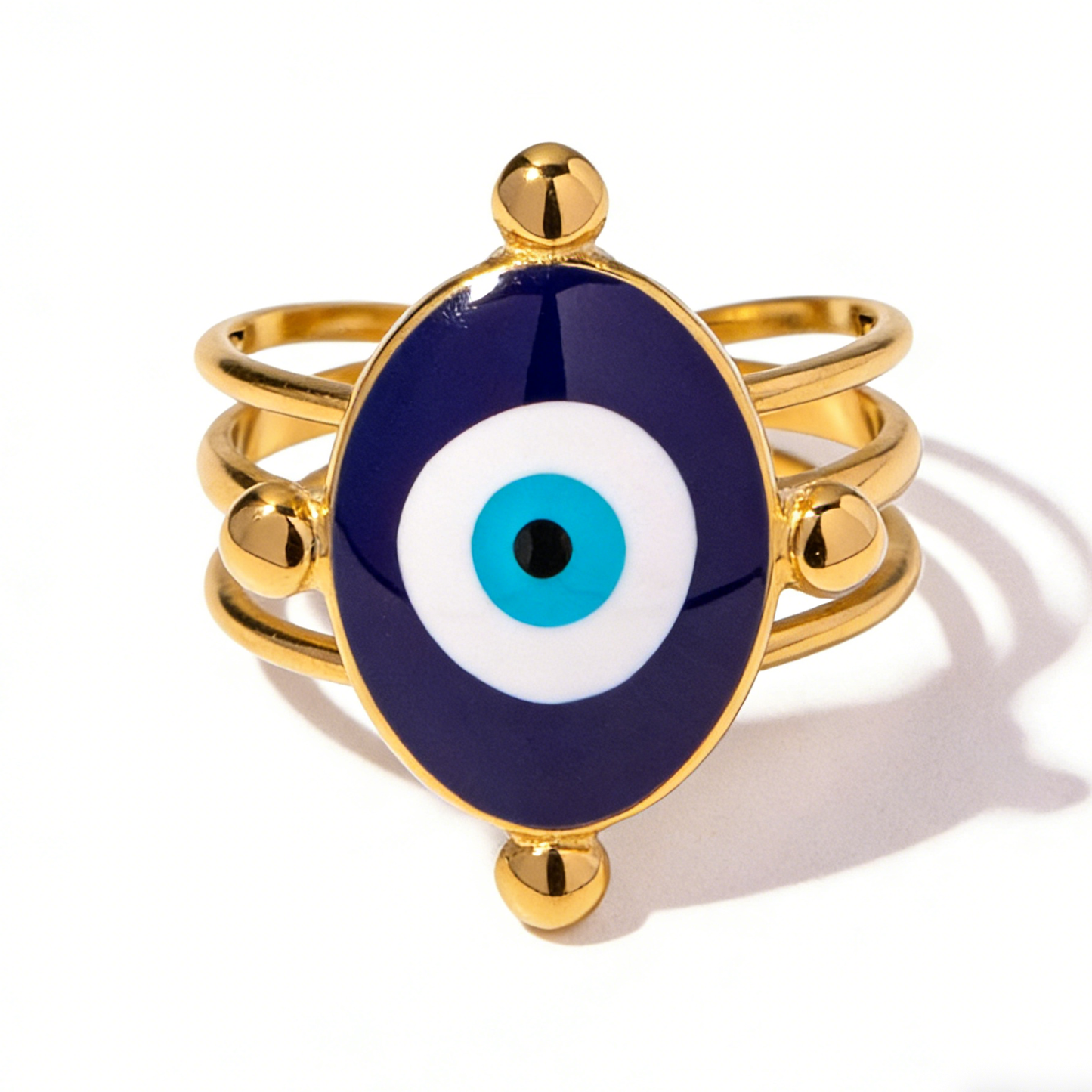 Evil Eye Open Ring