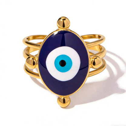 Evil Eye Open Ring
