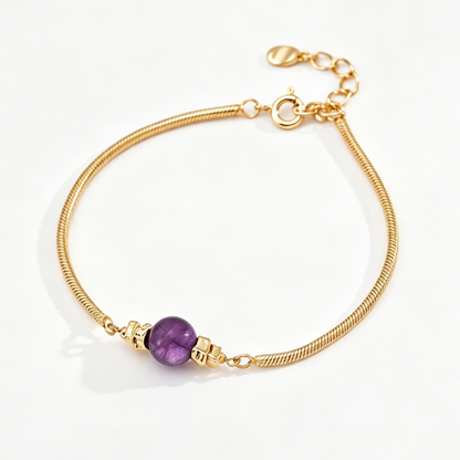 Lyra Amethyst Bracelet