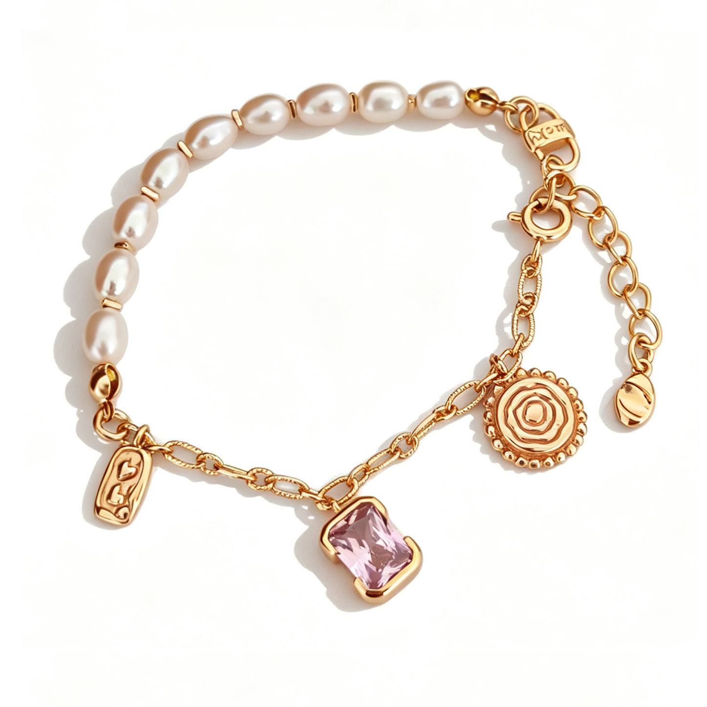Etoile Pearl Chain Bracelet