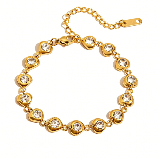 Philomena Heart Diamond Bracelet