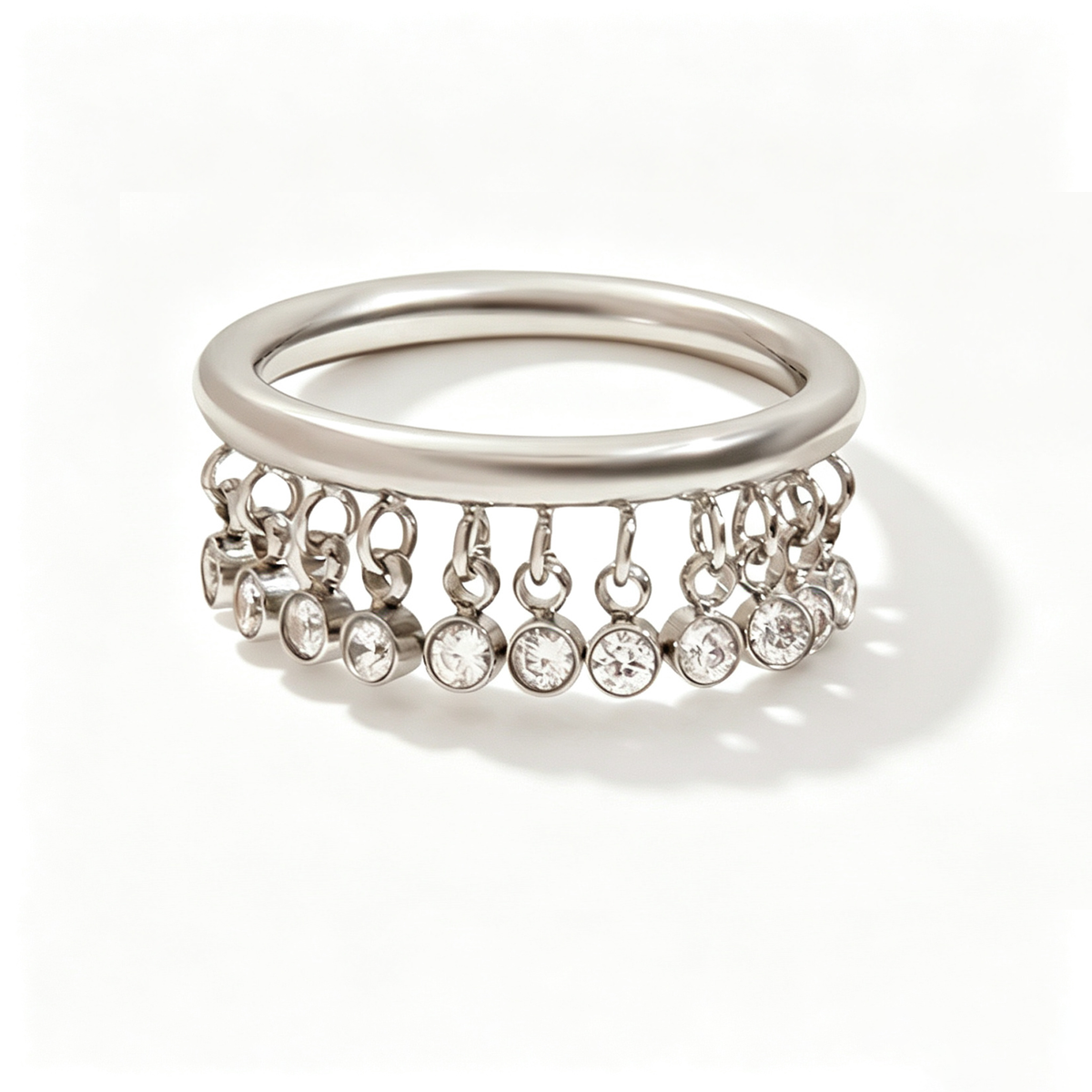 Yara Diamond Tassel Ring