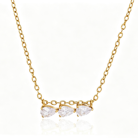 Lyra Diamond Pendant Necklace | Vinajewelry