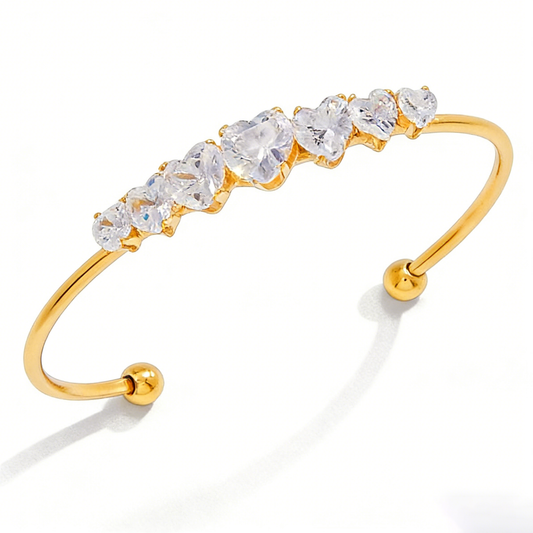Claire Heart Diamond Bracelet